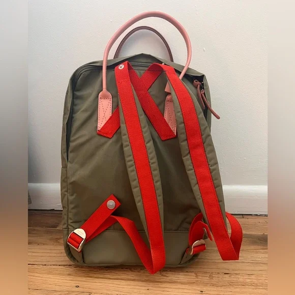 Limited Acne Studios x Fjallraven Kanken backpack, Olive Green - Picture 2 of 11